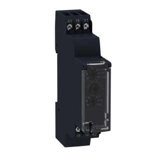 Schneider Electric RE17RMMU, Harmony RE17, Çok Fonksiyonlu, 1sn-100s, Zaman Rölesi, 1 K/A Röle Çıkışlı, 24 Volt DC veya 24-240 Volt AC