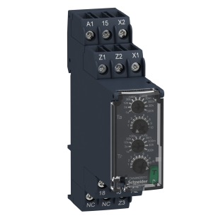 Schneider Electric RE22R1MLMR, Harmony RE22, On/Off Süresi Ayarlanabilir Flaşör, 0.05sn-300s, Zaman Rölesi, 1 K/A Röle Çıkışlı, 24-240 Volt AC/DC