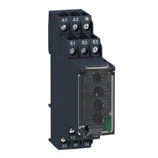 Schneider Electric RM22UA33MR, Harmony RM, Gerilim Koruma Rölesi, 15-500 Volt Aşırı-Düşük Gerilim Koruması, 0.1-30sn Gecikmeli, 2K/A