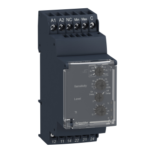 Schneider Electric RM35LM33MW, Harmony RM, Sıvı Seviye Rölesi, 0.1-5sn Gecikmeli, 2K/A