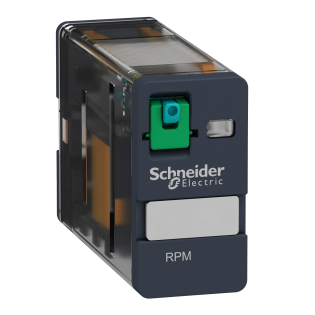 Schneider Electric RPM11BD, Harmony RPM, 15 Amper, 24 Volt DC, 1 K/A Kontaklı, 5 Pinli, Soketli Röle, Test Butonlu