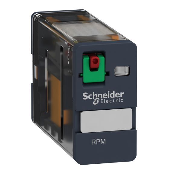 Schneider Electric RPM11P7, Harmony RPM, 15 Amper, 230 Volt AC, 1 K/A Kontaklı, 5 Pinli, Soketli Röle, Test Butonlu