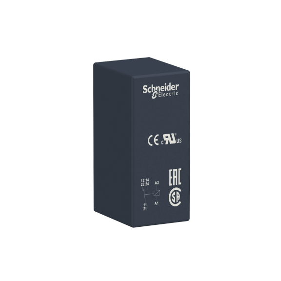 Schneider Electric RSB1A160JD, Harmony RSB, 16 Amper, 12 Volt DC, 1 K/A Kontaklı, 8 Pinli, Soketli Röle