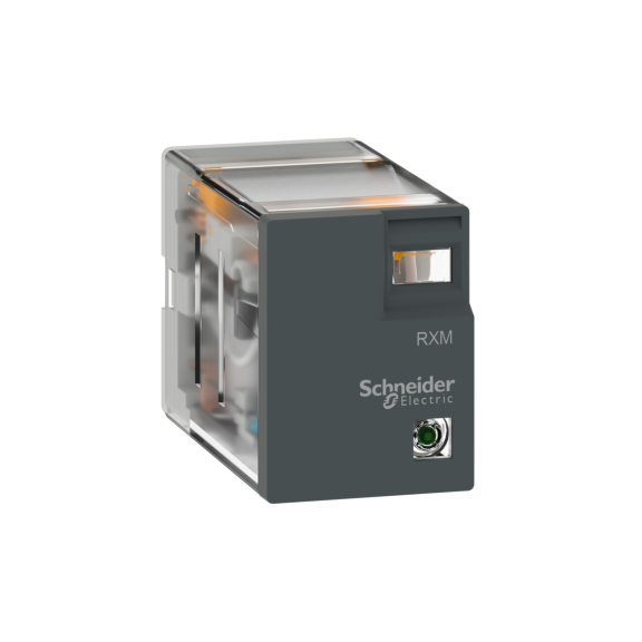 Schneider Electric RXM2LB2B7, Harmony RXM L, 5 Amper, 24 Volt AC, 2 K/A Kontaklı, 8 Pinli, Soketli Röle, LED’li