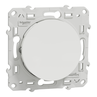 Schneider Electric S520206, Odace, Beyaz, Liht Anahtarı, Çerçevesiz