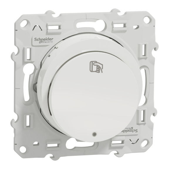 Schneider Electric S520283, Odace, Beyaz, Energy Saver, Mekanik, Çerçevesiz
