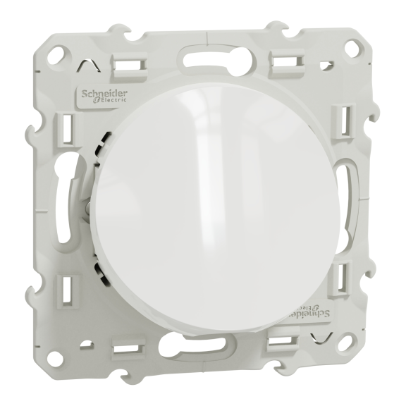 Schneider Electric S520662, Odace, Beyaz, Kablo Çıkışı, Çerçevesiz