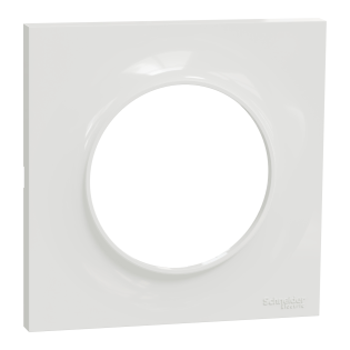 Schneider Electric S520702, Odace Styl, Beyaz, Tekli Çerçeve