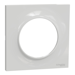 Schneider Electric S520702A1, Odace Styl, Gri, Tekli Çerçeve