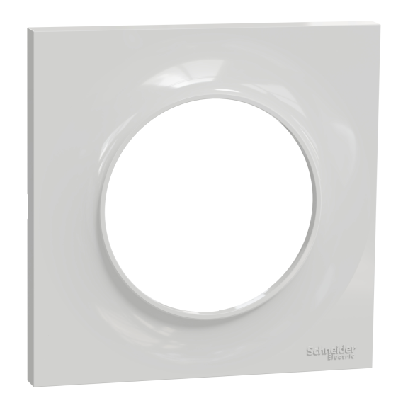Schneider Electric S520702A1, Odace Styl, Gri, Tekli Çerçeve