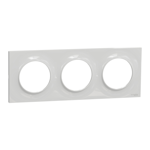 Schneider Electric S520706A1, Odace Styl, Gri, Üçlü Çerçeve
