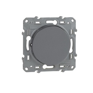 Schneider Electric S530201, Odace, Alüminyum, Anahtar, Çerçevesiz
