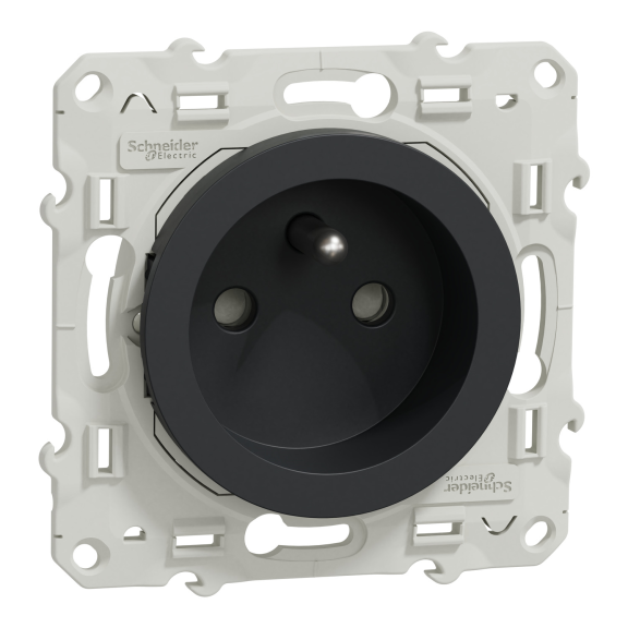 Schneider Electric S540059, Odace, Antrasit, UPS Priz, Çerçevesiz