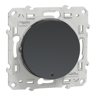Schneider Electric S540276, Odace, Antrasit, Liht Anahtarı, Işıklı, Çerçevesiz