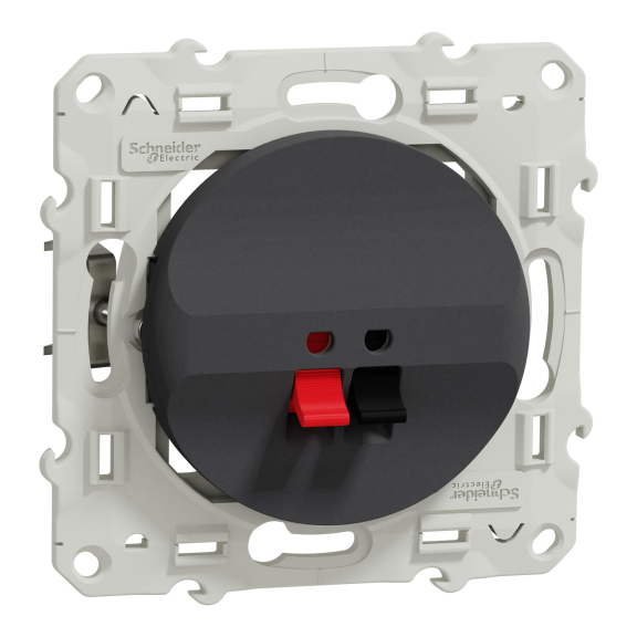 Schneider Electric S540487, Odace, Antrasit, Hoparlör Prizi, Çerçevesiz