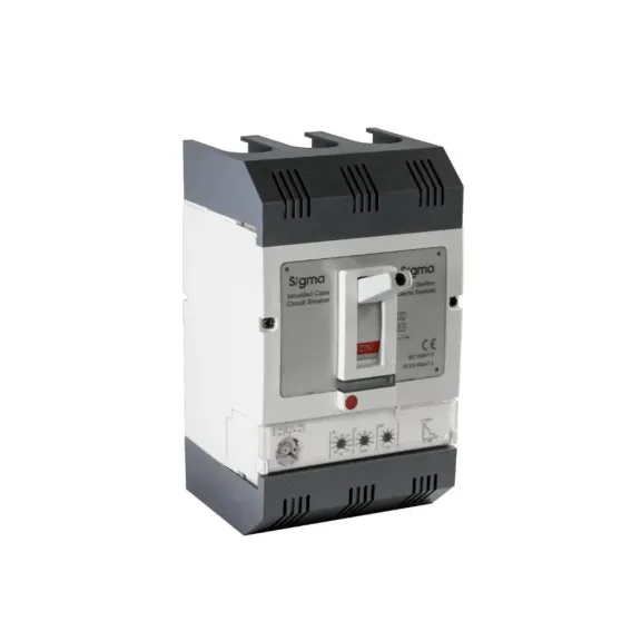 Sigma 3U250100, U Serisi, 400-100 Amper, 3 Kutuplu, 36 kA, Kompakt Şalter, Elektronik, U250