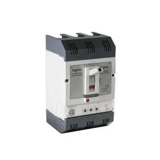 Sigma 3U250160, U Serisi, 64-160 Amper, 3 Kutuplu, 36 kA, Kompakt Şalter, Elektronik, U250