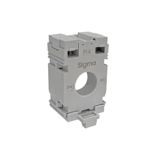 Sigma S20MC01000125, 100/2.5 Amper, DIN Rayına Uygun Akım Transformatörü, Sınıf 1P, Bara Ölçüsü 20mm, S20MC Serisi