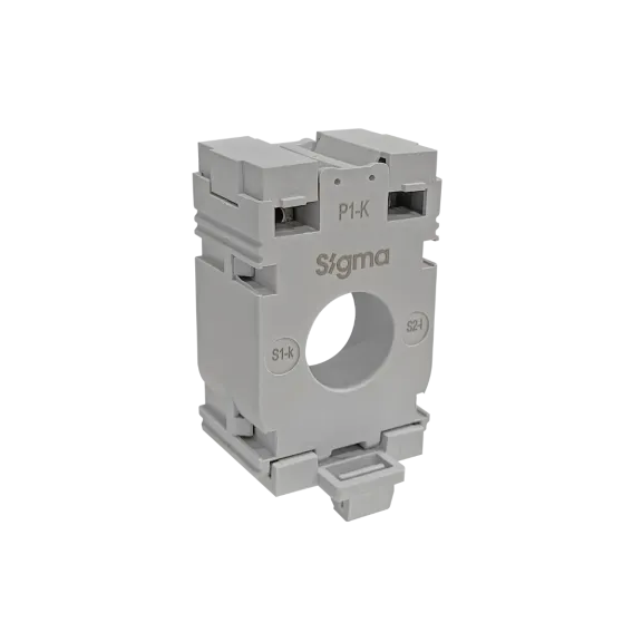 Sigma S20MC01500125, 150/2.5 Amper, DIN Rayına Uygun Akım Transformatörü, Sınıf 1P, Bara Ölçüsü 20mm, S20MC Serisi