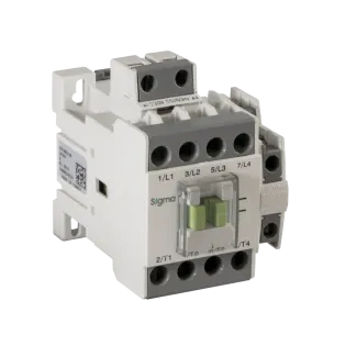 Sigma SCF330230, 330 Amper, 160 kW, 4 Kutuplu, Kontaktör, 230 Volt AC, 2NA+2NK, SCF 330
