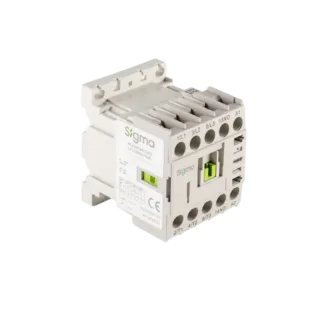 Sigma SCM1201230, 12 Amper, 5.5 kW, 3 Kutuplu, Mini Kontaktör, 230 Volt AC, 1NK