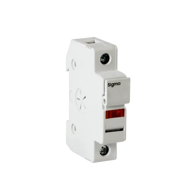 Sigma SDC125, 25 Amper, 1 Kutuplu, Kartuş Sigorta Yuvası, 1000 Volt DC, 10x38mm