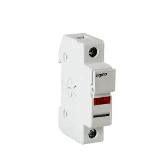 Sigma SDC132, 32 Amper, 1 Kutuplu, Kartuş Sigorta Yuvası, 1500 Volt DC, 10x8 /14x85mm