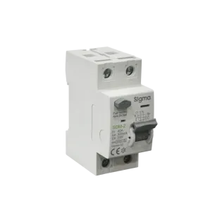 Sigma SDM2040300, SDM 2, 40 Amper, 300mA, AC Tip, Kaçak Akım Koruma Rölesi, 2 Kutuplu (1 Faz+Nötr)