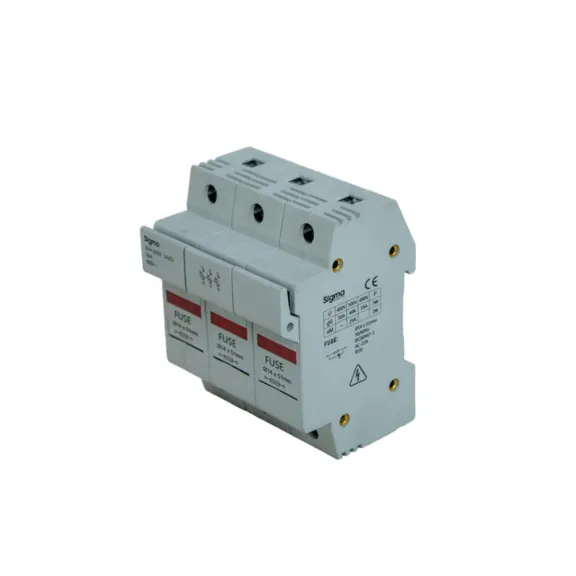 Sigma SFH3050, 50 Amper, 3 Kutuplu, Kartuş Sigorta Yuvası, 14x51mm Sigortalar için