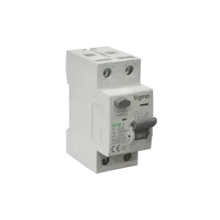 Sigma SFM2100300, SFM-2, 100 Amper, 300mA, A Tip, Kaçak Akım Koruma Rölesi, 2 Kutuplu (1Faz+Nötr)