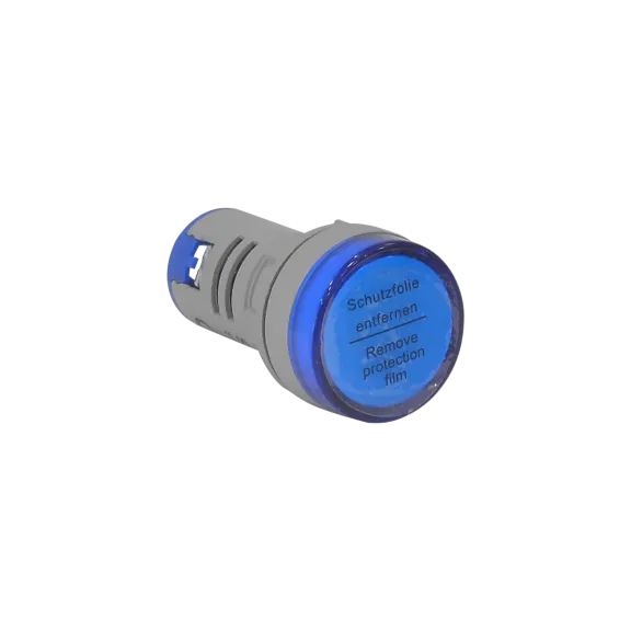 Sigma SL22-024DSB, Mavi, Ledli Sinyal Lambası, 24 Volt AC/DC, 22mm, SL-22-22DS