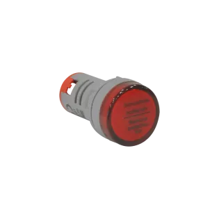 Sigma SL22-024DSR, Kırmızı, Ledli Sinyal Lambası, 24 Volt AC/DC, 22mm, SL-22-22DS