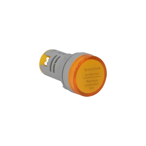 Sigma SL22-024DSY, Sarı, Ledli Sinyal Lambası, 24 Volt AC/DC, 22mm, SL-22-22DS