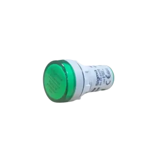 Sigma SL22-220DSG, Yeşil, Ledli Sinyal Lambası, 220 Volt AC, 22mm, SL-22-22DS