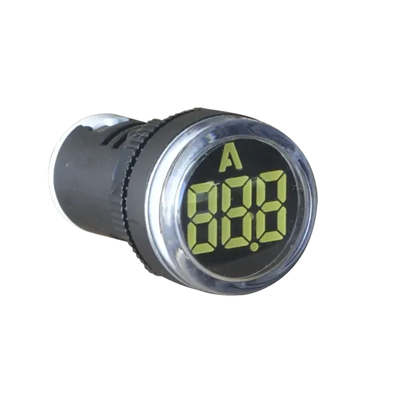 Sigma SL22-22AMW2, Beyaz, Ledli, Ampermetre Fonksiyon Göstergeli Sinyal Lambası, 0-200 Amper, 22mm, SL22-22AM