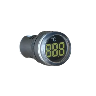 Sigma SL22-22TMR, Kırmızı, Ledli, Sıcaklık Göstergeli Sinyal Lambası, -20…+199 Derece, 22mm, SL22-22TM