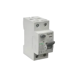 Sigma SLM2040300, SLM-2, 40 Amper, 300mA, A Tip, Kaçak Akım Koruma Rölesi, 2 Kutuplu (1 Faz+Nötr)