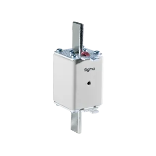 Sigma SNH2I00200S, 200 Amper, Çift Göstergeli, Bıçaklı Sigorta, 120 kA, 800 Volt AC, NH2