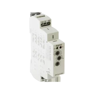 Sigma SRT8A10D, Çok Fonksiyonlu Zaman Rölesi, Tek Kontak Çıkışlı, 01sn-10 gün Zaman Ayarlı, 230 Volt AC