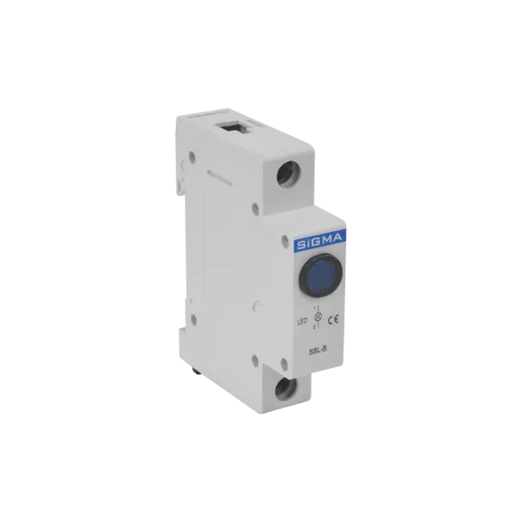 Sigma SSL-B220A, Mavi Ledli, Ray Tipi Sinyal Lambası, 220 Volt AC