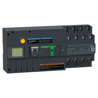 Schneider Electric TA16D4L0804TPE, TransferPacT, 80 Amper, 4 Kutuplu, Aktif Otomatik Transfer Şalteri, TA16, LCD Ekranlı