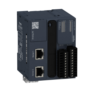 Schneider Electric TM221M16R, Modicon M221, Modüler Tip Programlanabilir Lojik Kontrolör(PLC), 8 Dijital Giriş, 8 Röle Çıkış, 2 Analog Çıkış, 24 Volt DC