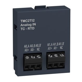 Schneider Electric TMC2TI2, Modicon M221, Programlanabilir Lojik Kontrolörler için Kartuş Tip Analog Sıcaklık Giriş Modülü