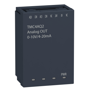 Schneider Electric TMC4AQ2, Modicon M241, Programlanabilir Lojik Kontrolörler için Kartuş Tip Analog Çıkış Modülü, 2 Analog Çıkış