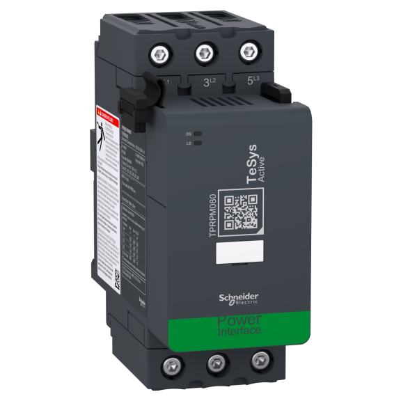 Schneider Electric TPRPM080, TeSys Island, 80 Amper, 37 kW, Güç Arayüz Modülü(PIM), 4-80 Amper Ayar Sahalı