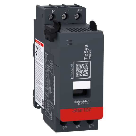 Schneider Electric TPRSS038, TeSys Island, 38 Amper, 18.5 kW, Emniyet Yolverici(SIL), 0.76-38 Amper Ayar Sahalı