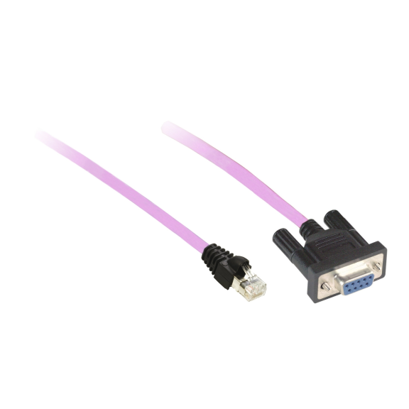 Schneider Electric VW3M3805R030, Hazır Bağlantılı CanOpen Kablosu, 3m, 1xRJ45 ve 1xSUB-D 10