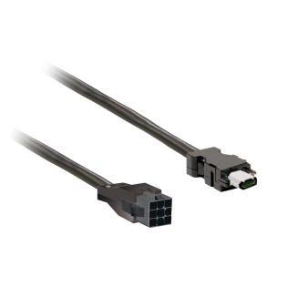 Schneider Electric VW3M5A11R05, Easy Lexium 16, 0.1-1 kW Servo Sürücü ve Motorlar için Güç Kablosu, 4x0.75 mm², 5mt