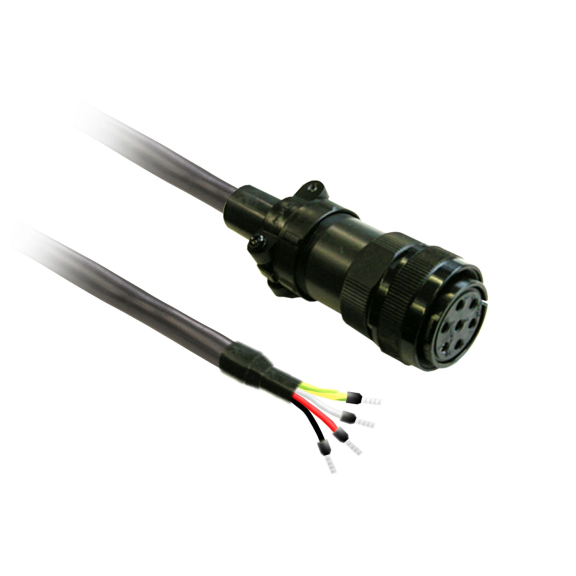 Schneider Electric VW3M5A21R05, Easy Lexium 16, 1-1.5 kW Frensiz Servo Sürücü ve Motorlar için Güç Kablosu, 4x2 mm², 5mt