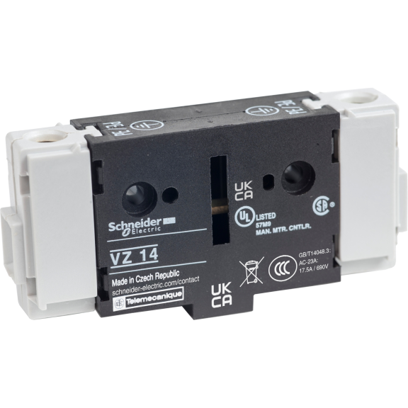 Schneider Electric VZ14, TeSys Vario, V*F02-V*F02 Şalterler için Topraklama Modülü